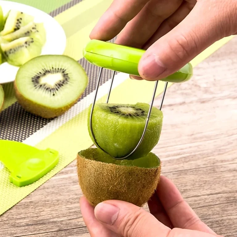 Green Kiwi Fruit Opener with ABS Blade