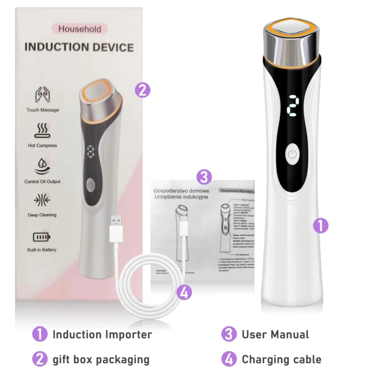 Electric Facial Massager with 4 Adjustable Vibration Modes