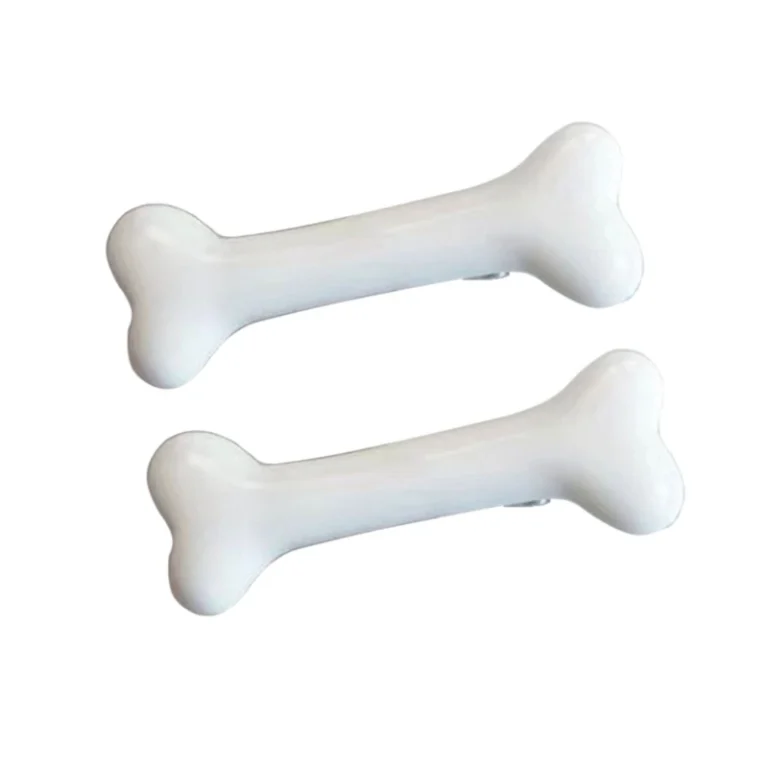 Resin Cartoon Dog Bone Hair Clip for Women
