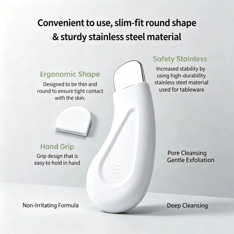 Stainless Steel Blackhead and Whitehead Removal Tool for Face