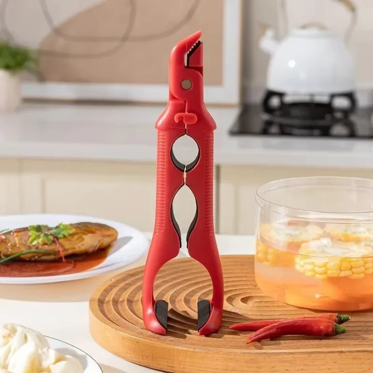 3-in-1 Heat-Resistant Bowl Clip and Plate Tongs